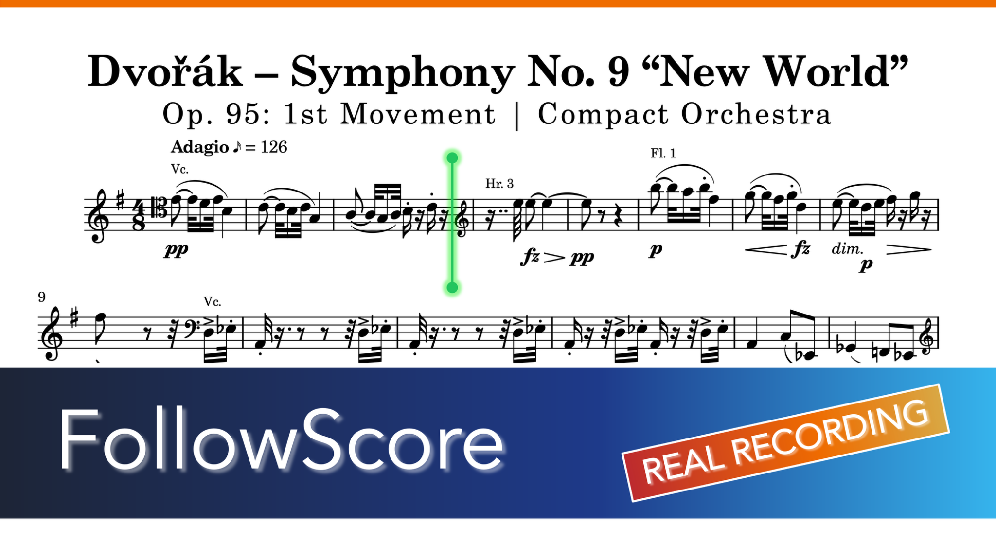 Symphony No. 9 in E Minor, Op. 95 — I. Adagio – Allegro molto