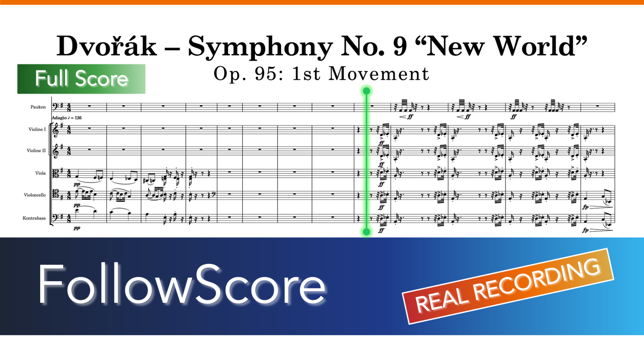 Symphony No. 9 in E Minor, Op. 95 — I. Adagio – Allegro molto