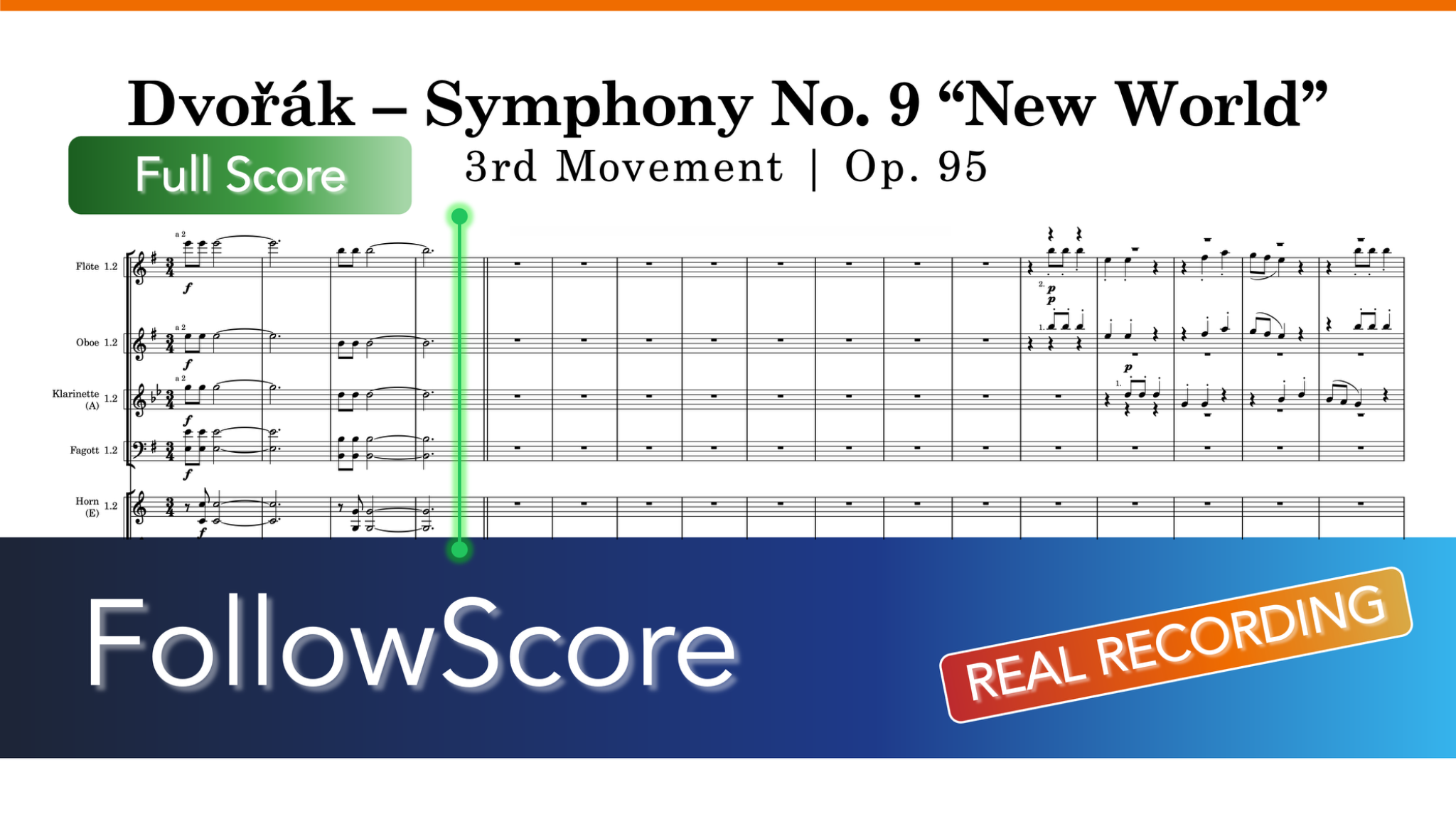Symphony No. 9 in E Minor, Op. 95 — III. Scherzo: Molto vivace