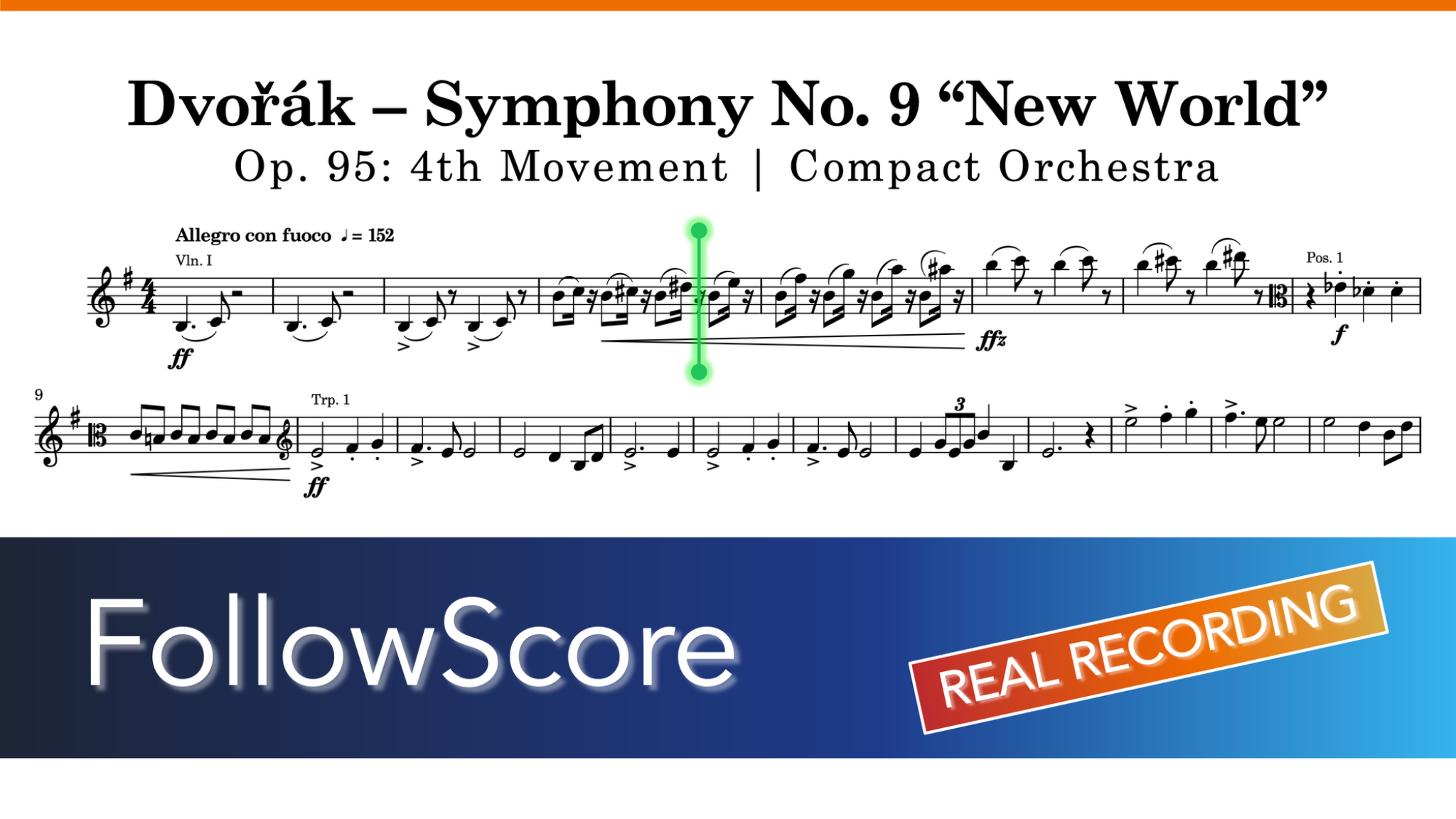 Symphony No. 9 in E Minor, Op. 95 — IV. Allegro con fuoco