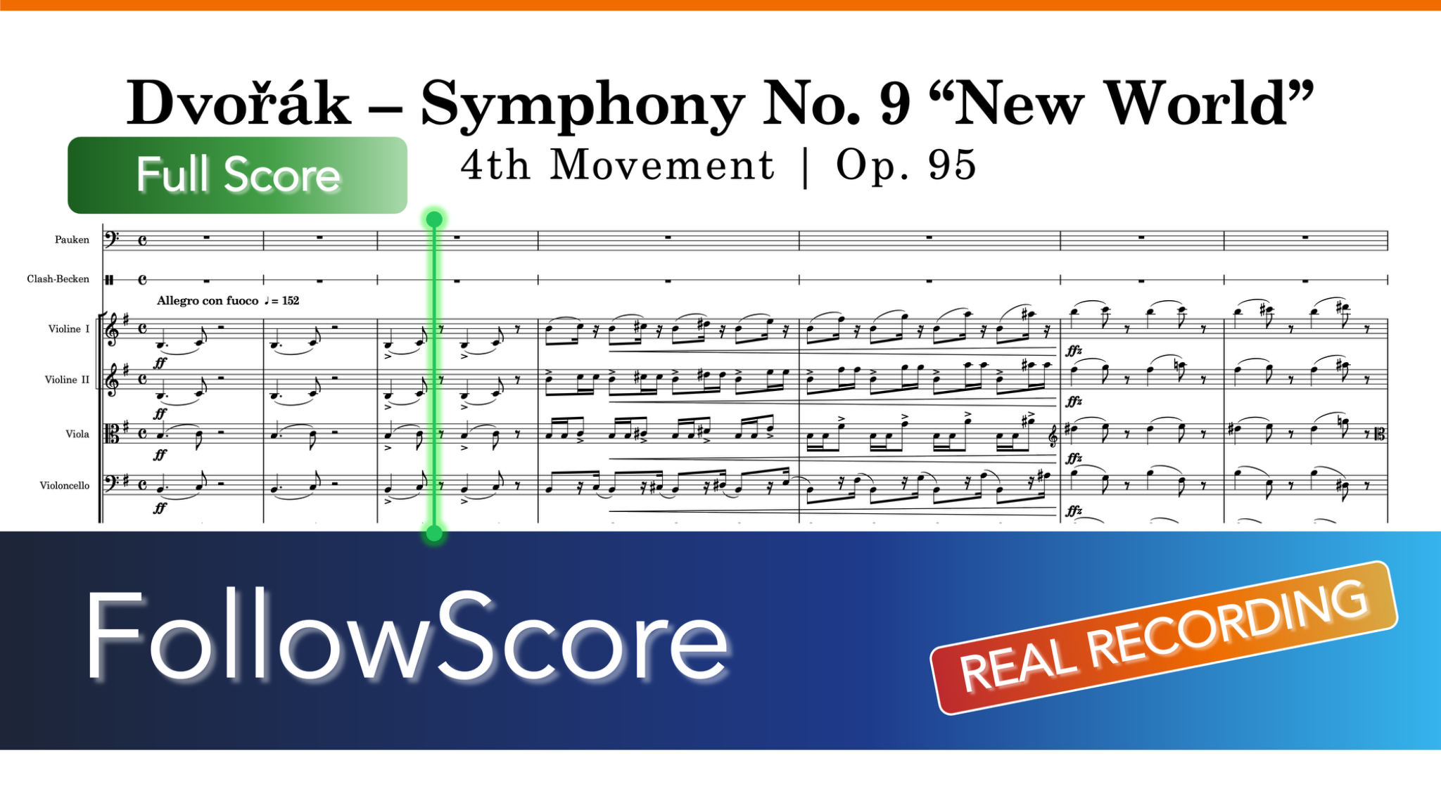 Symphony No. 9 in E Minor, Op. 95 — IV. Allegro con fuoco