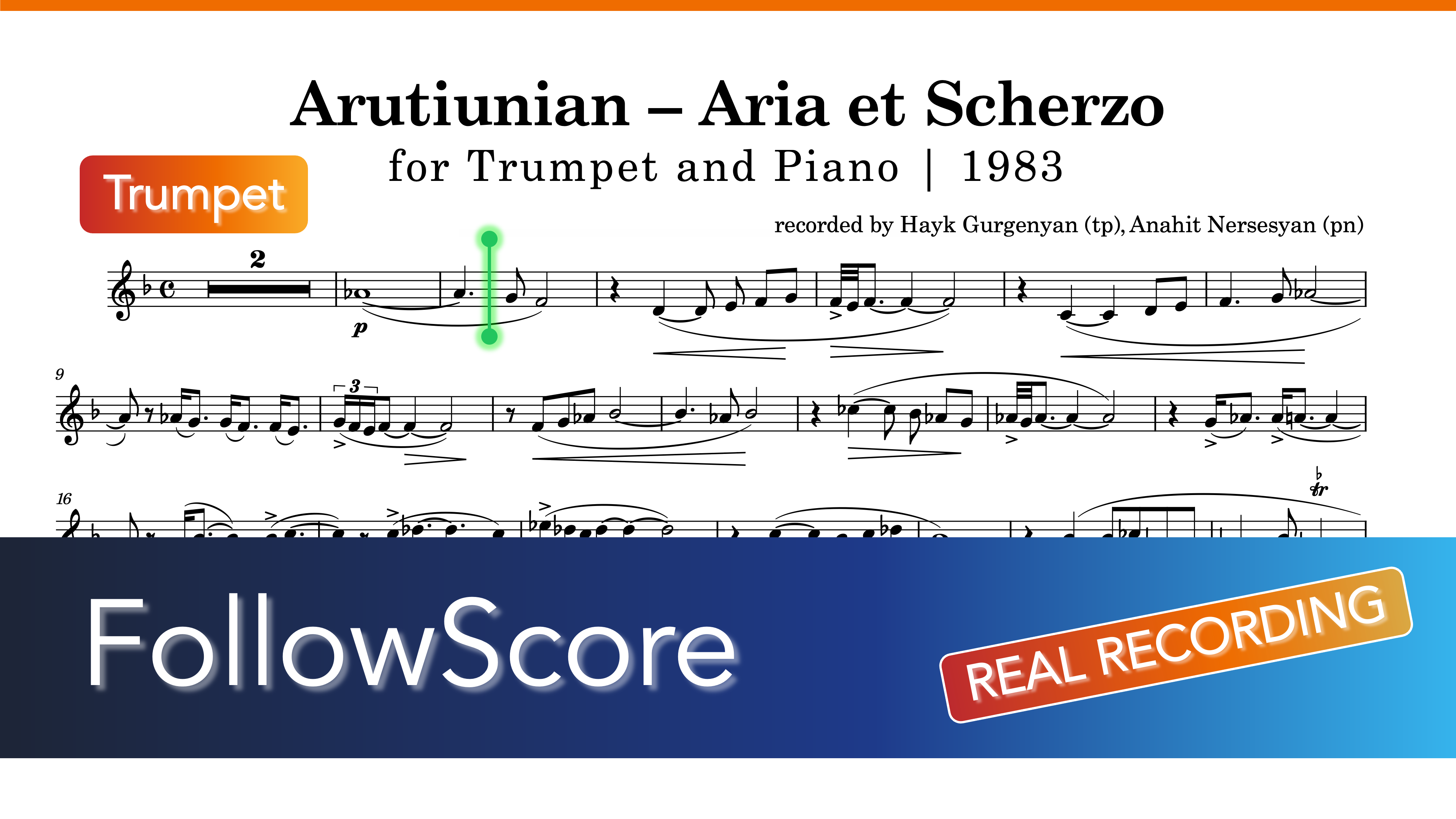 Concert Piece example: Aria et Scherzo