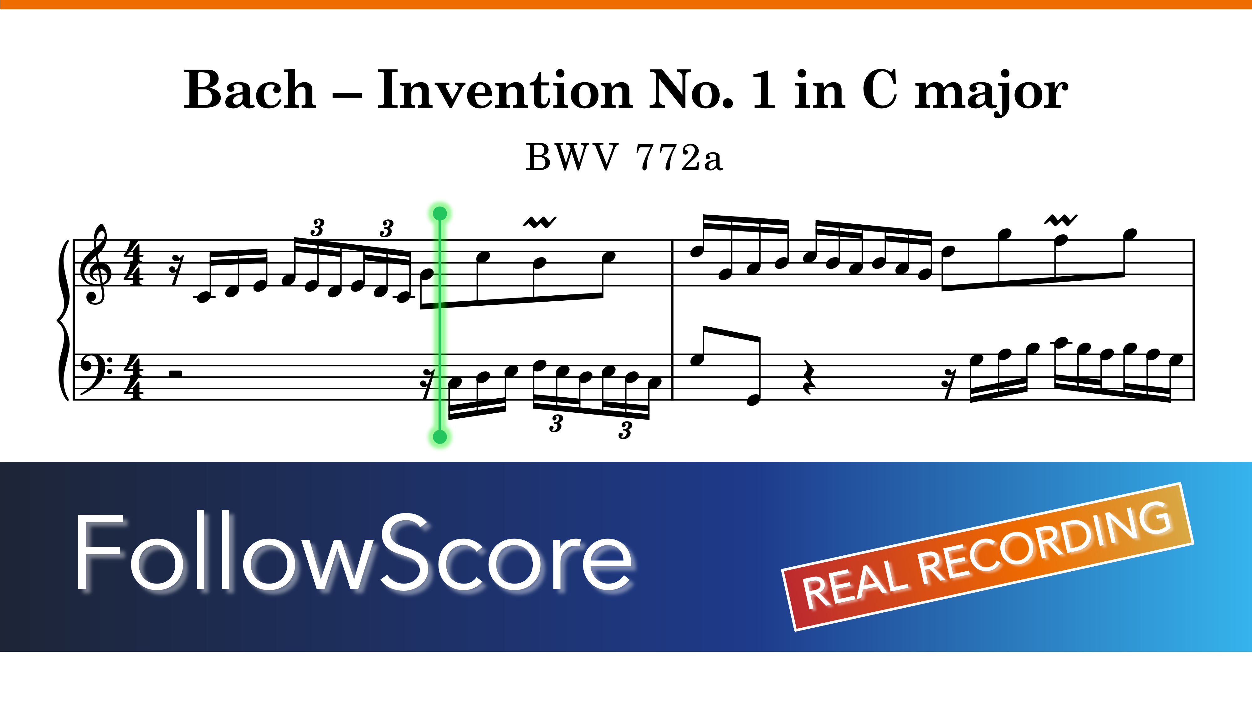 Two-Part Invention example: 15 Inventions, BWV 772–786