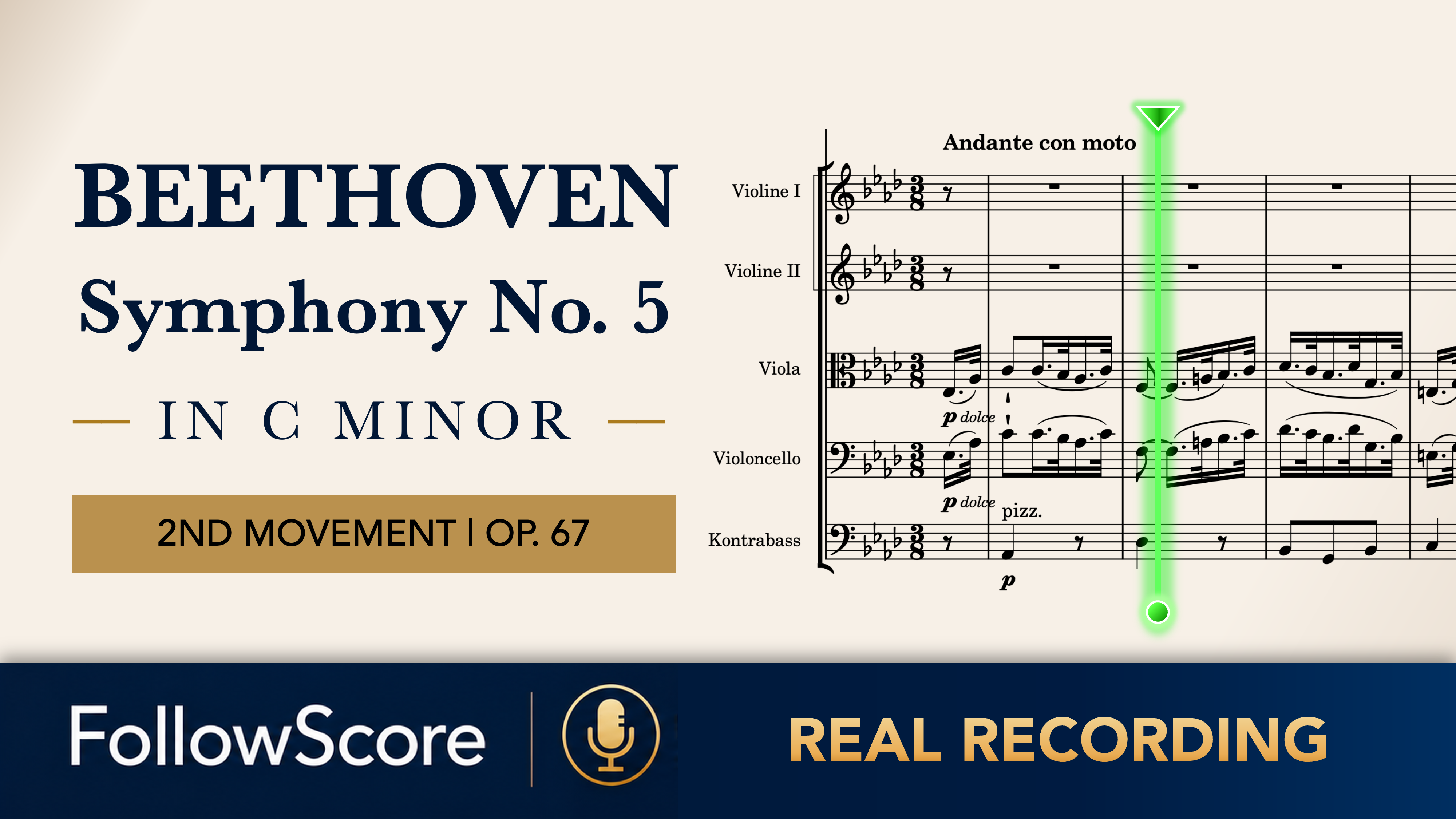 Symphony No. 5 in C Minor, Op. 67 — II. Andante con moto