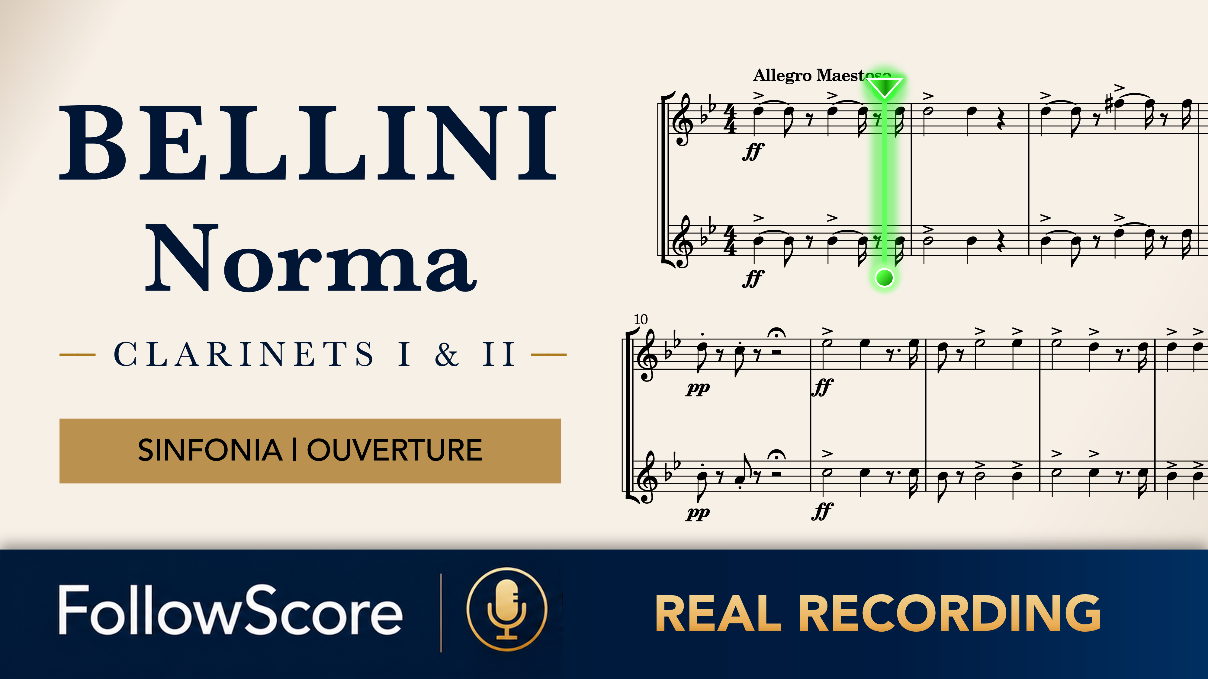 Norma: Sinfonia (Overture) — Complete Overture — Clarinet