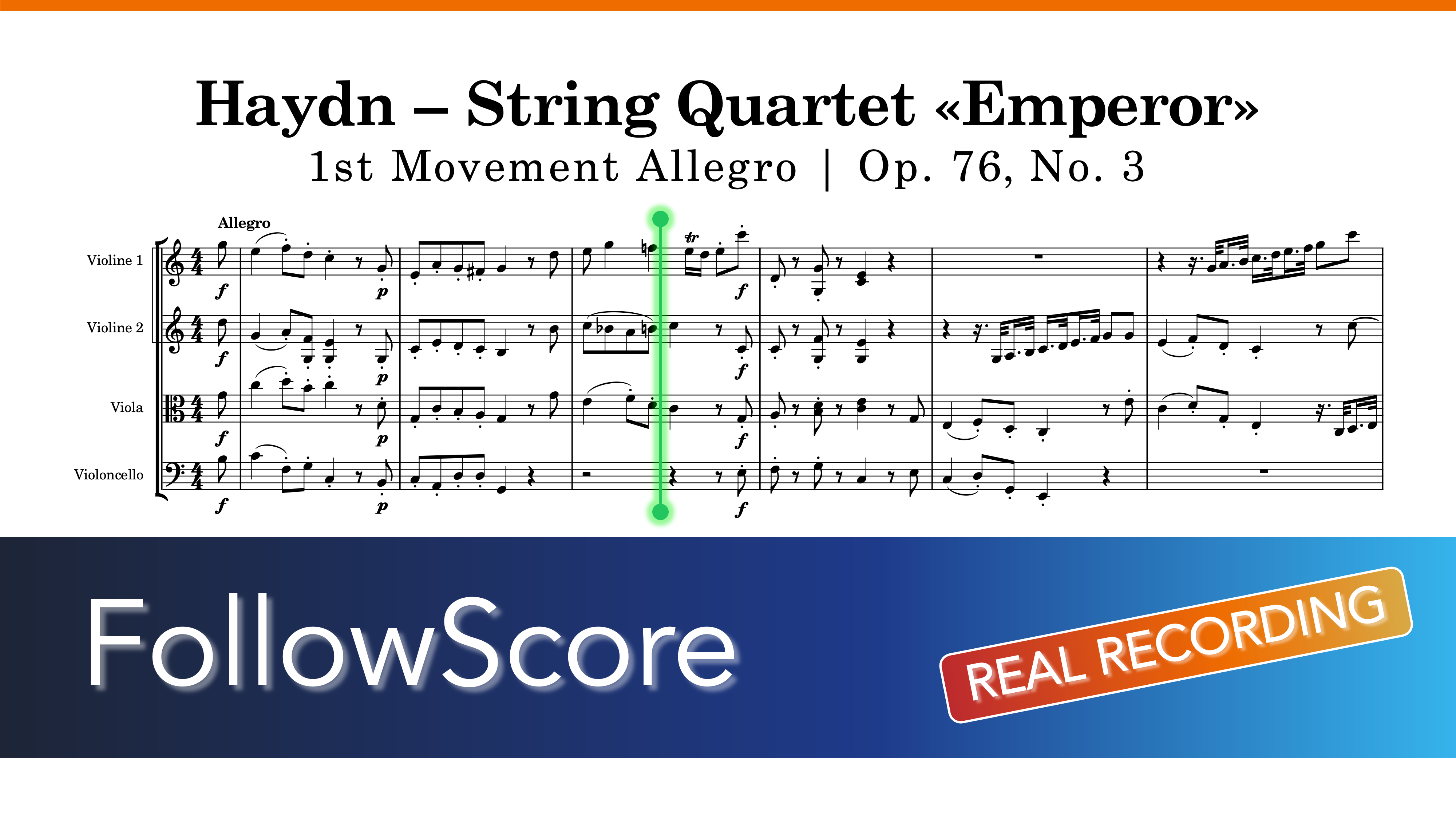 Chamber Music: String Quartet in C Major, Op. 76 No. 3 “Emperor”