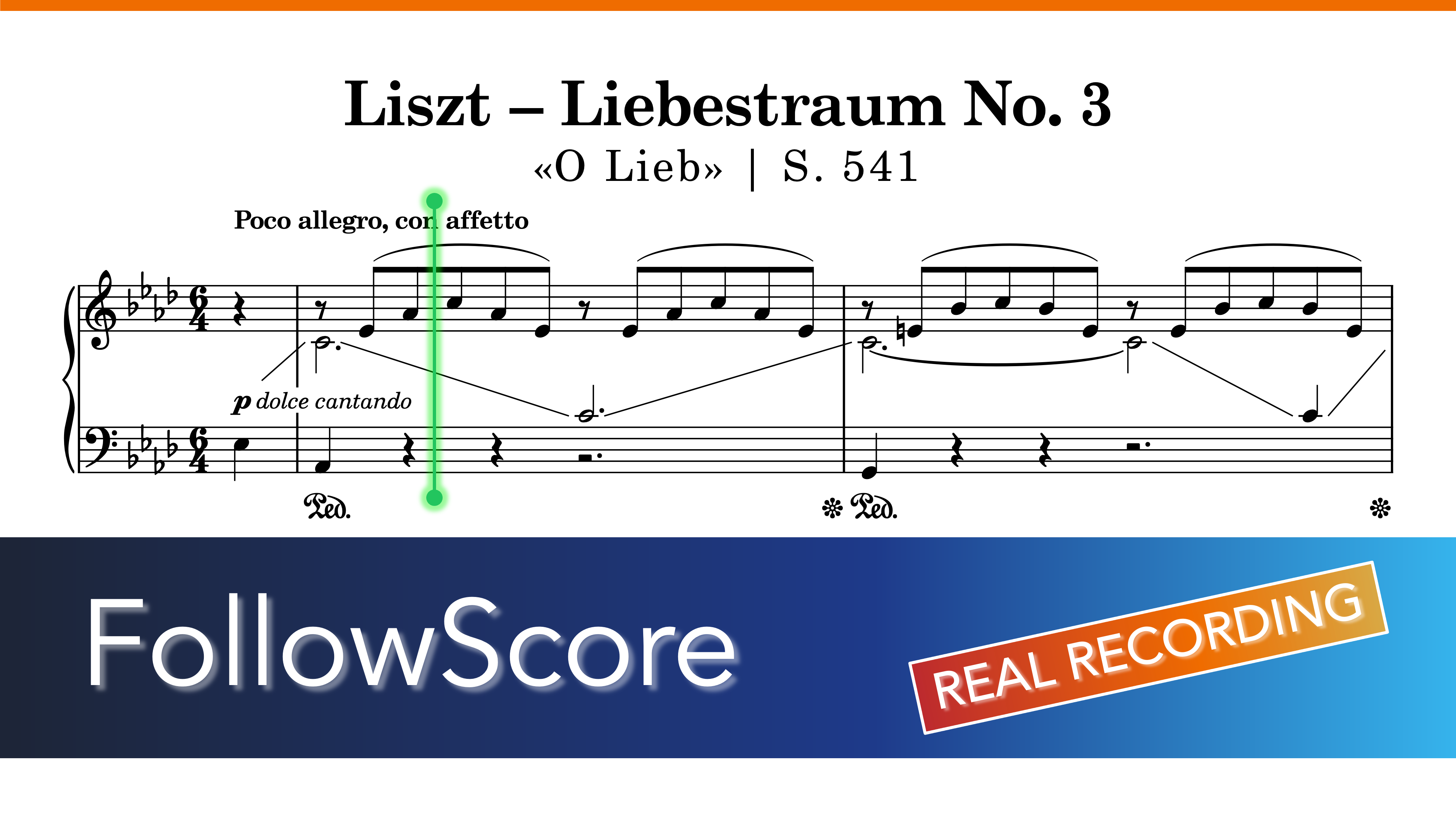 Solo Works: Liebestraum No. 3, S. 541