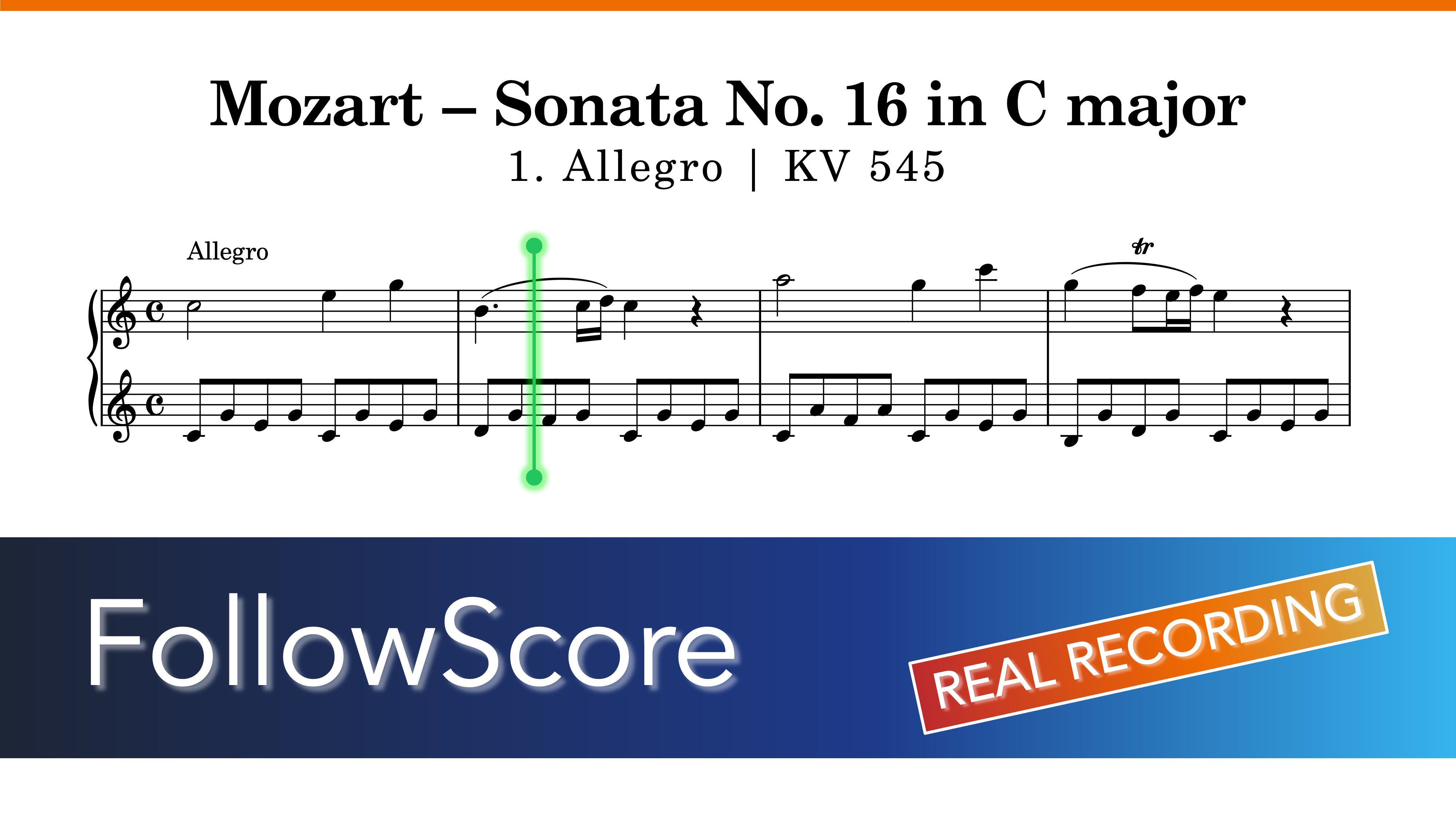 Sonata example: Piano Sonata No. 16 in C Major, K. 545