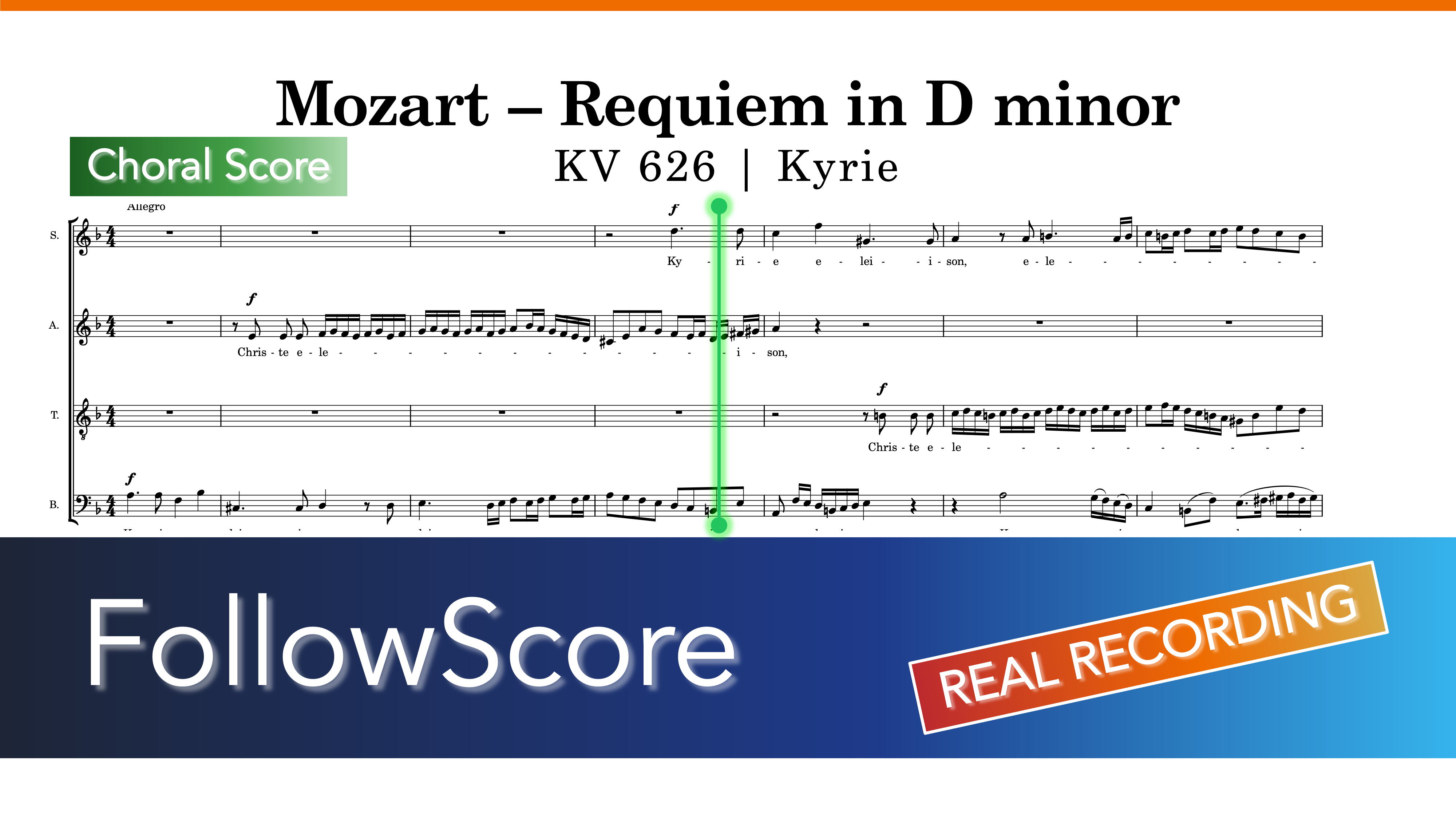 Choral Score: Requiem in D Minor, K. 626